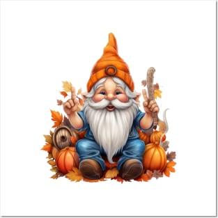 Fall Gnome #6 Posters and Art